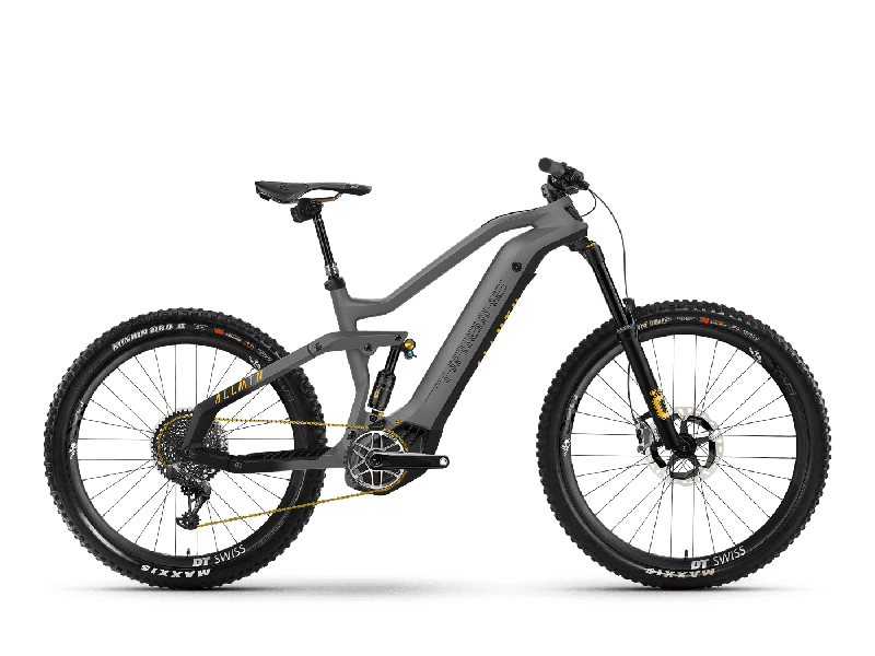 Haibike AllMtn SE Titan / Black / Yellow Matte  2021 - 600Wh 29