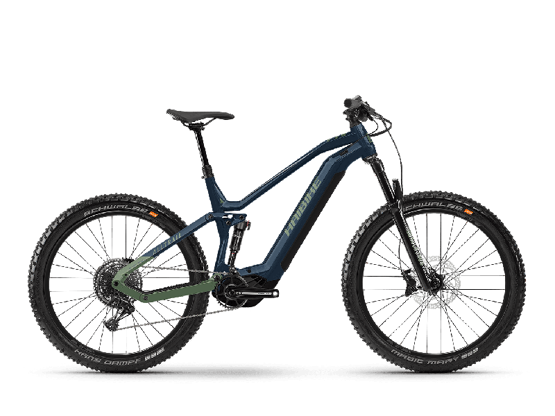 Haibike AllTrail 9 27.5 gloss metal blue / olive 2022 - Unisex-27,5