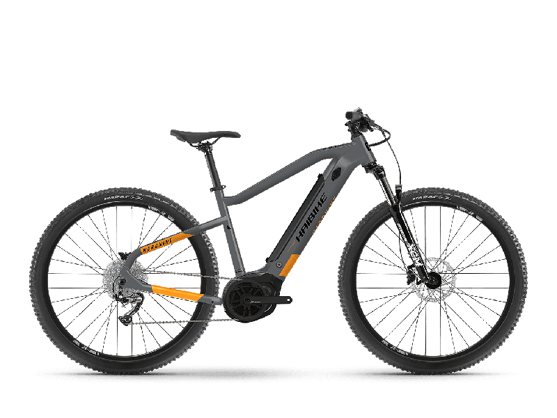 Haibike HardNine 4 cool grey / lava matte 2022 - Unisex-29