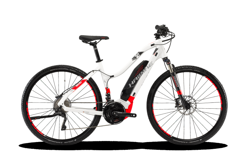 Haibike SDURO Cross 6.0 Damen Weiß/Rot/Anthrazit 2018 - Damen -  