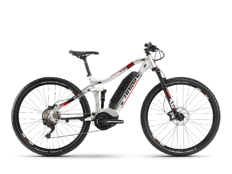 Haibike SDURO FullNine 2.0 Silber/Rot/Schwarz 2022 - MTB Fully -  
