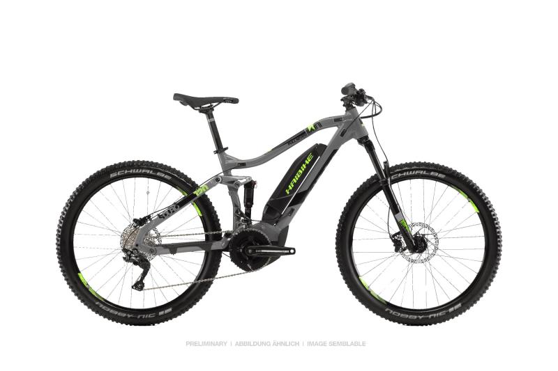 Haibike SDURO FullSeven 4.0 Grau/Schwarz/Grün 2019 - MTB Fully 27,5 -  