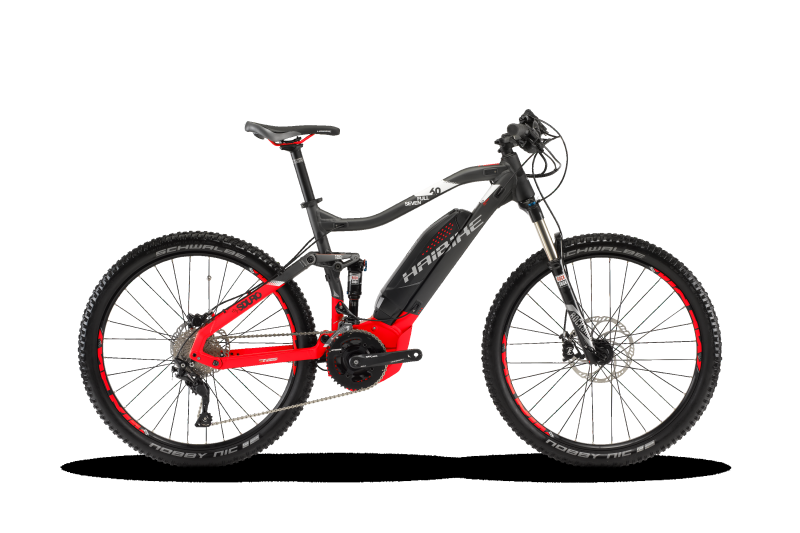 Haibike SDURO FullSeven 6.0 Anthrazit/Rot/Weiß 2018 - MTB Fully -  