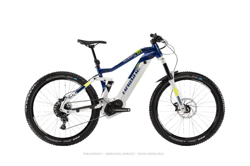 Haibike SDURO FullSeven Life LT 7.0 Grau/Blau/Lime 2019 - MTB Fully 27,5 -  