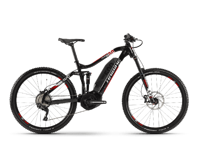 Haibike SDURO FullSeven LT 2.0 Schwarz/Weiß/Rot 2020 - MTB Fully -  