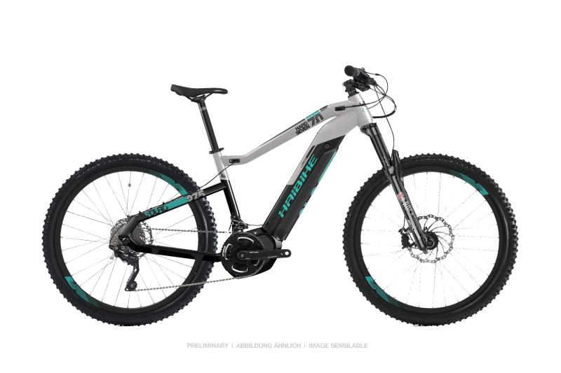 Haibike SDURO HardNine 7.0 Schwarz/Grau/Türkis 2019 - MTB Hardtail 29 -  