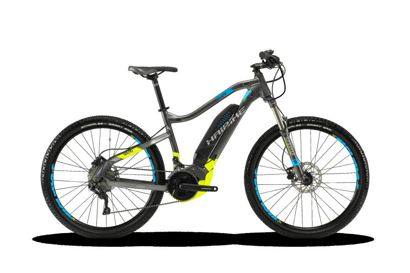 Haibike SDURO HardSeven 3.5 Schwarz/Lime/Blau matt 2018 - MTB Hardtail -  