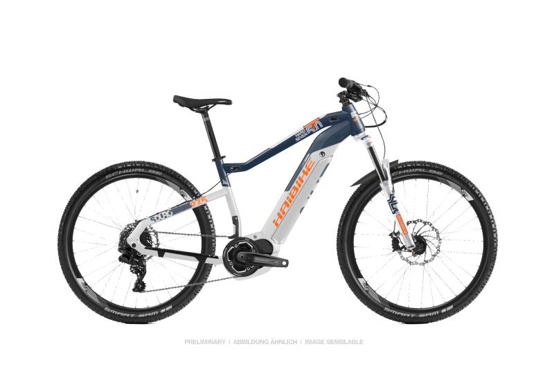 Haibike SDURO HardSeven 5.0 Blau/Weiß/Orange 2019 - MTB Hardtail 27,5 -  