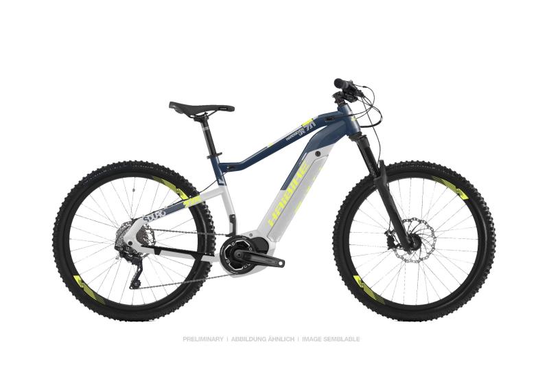 Haibike SDURO HardSeven Life 7.0 Grau/Blau/Lime 2019 - MTB Hardtail 27,5 -  