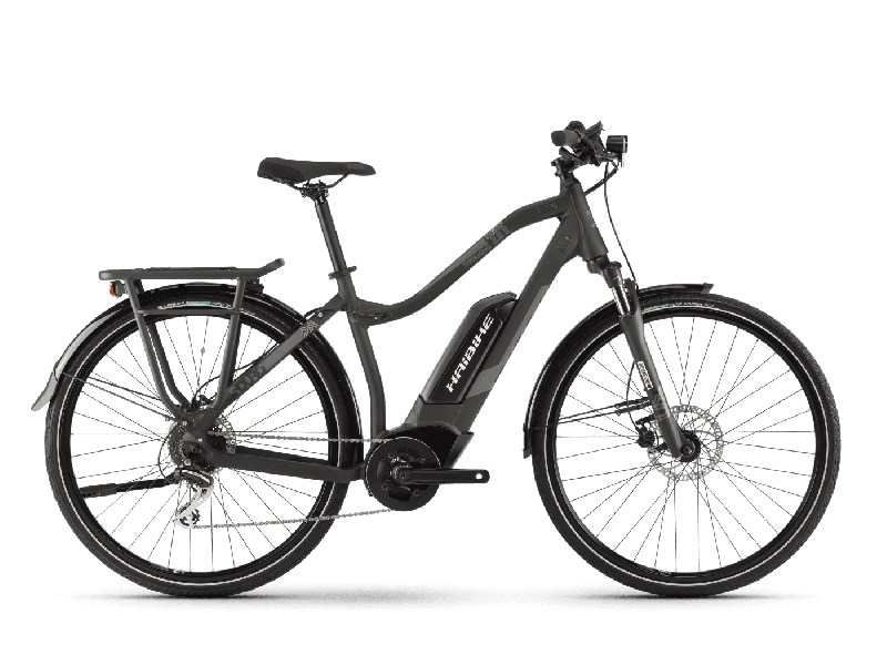 Haibike SDURO Trekking 1.0 Schwarz/Titan/Grau matt 2020 - Damen -  