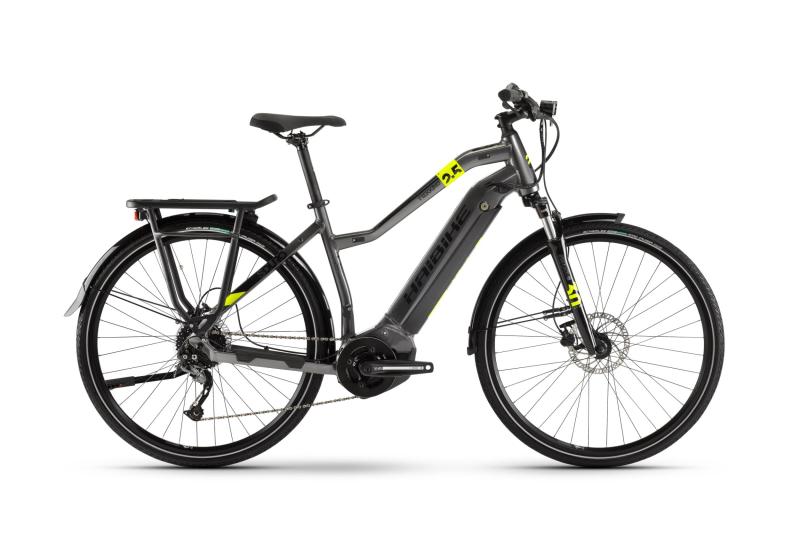 Haibike SDURO Trekking 2.5 Titan/Schwarz/Lime 2020 - Damen -  