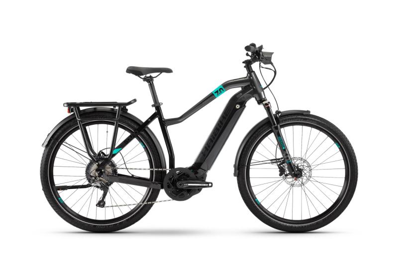 Haibike SDURO Trekking 7.0 Schwarz/Türkis/Anthrazit 2020 - Damen -  