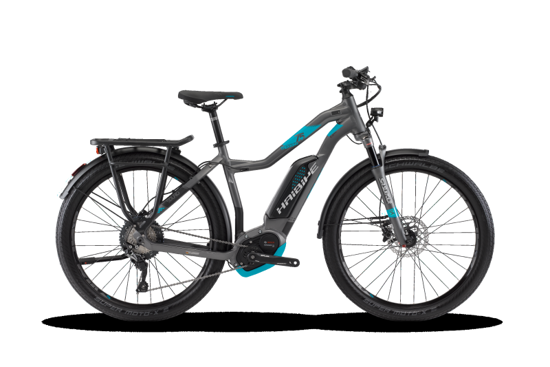 Haibike SDURO Trekking 7.5 Damen Titan/Cyan/Schwarz 2018 - Damen -  