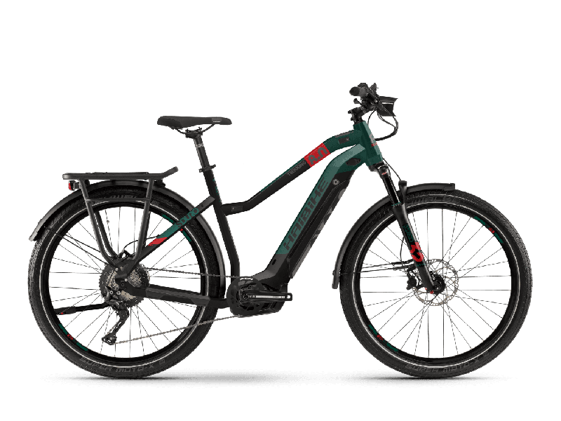 Haibike SDURO Trekking 8.0 Schwarz/Rot/Kingston 2020 - Damen -  