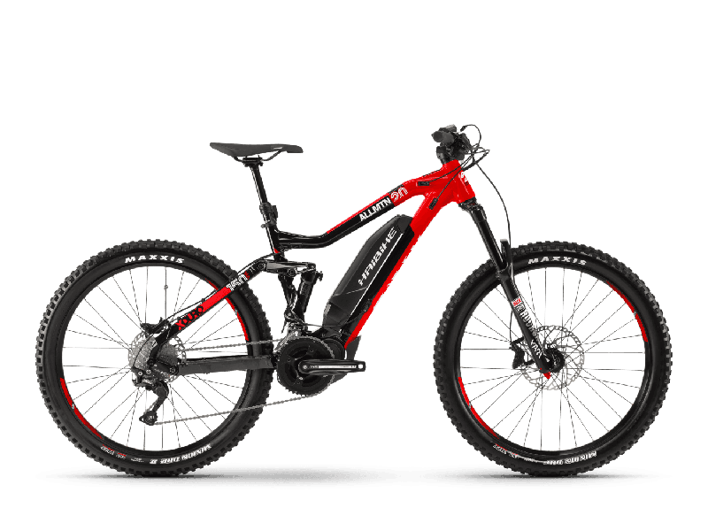 Haibike XDURO AllMtn 2.0 Schwarz/Rot/Weiß 2019 - MTB Fully 27,5 -  