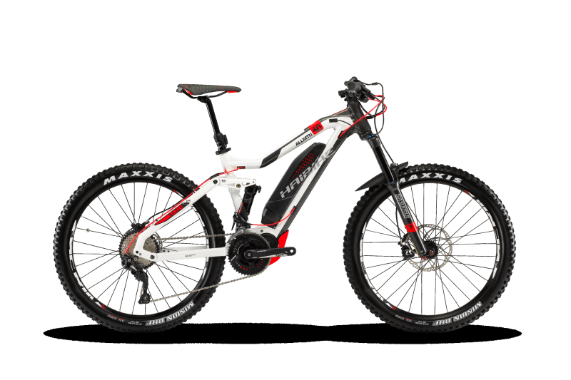 Haibike XDURO AllMtn 6.0 Weiß/Anthrazit/Rot 2018 - MTB Fully -  