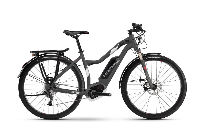 Haibike XDURO Trekking 3.0 Titan/Weiß/Rot matt 2017 - Damen -  