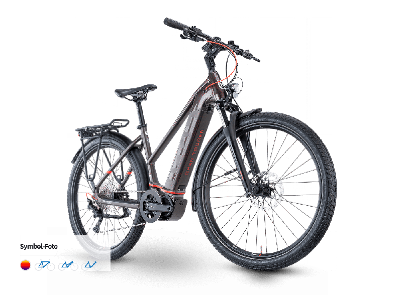 Husqvarna Gran Tourer 4 Bronze / Darkbronze / Red Matt  2021 - 630Wh 27,5
