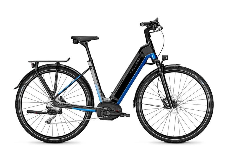 Kalkhoff ENDEAVOUR 5.B EXCITE magicblack/pacificblue glossy 2019 - 28 Wave 482 Wh -  