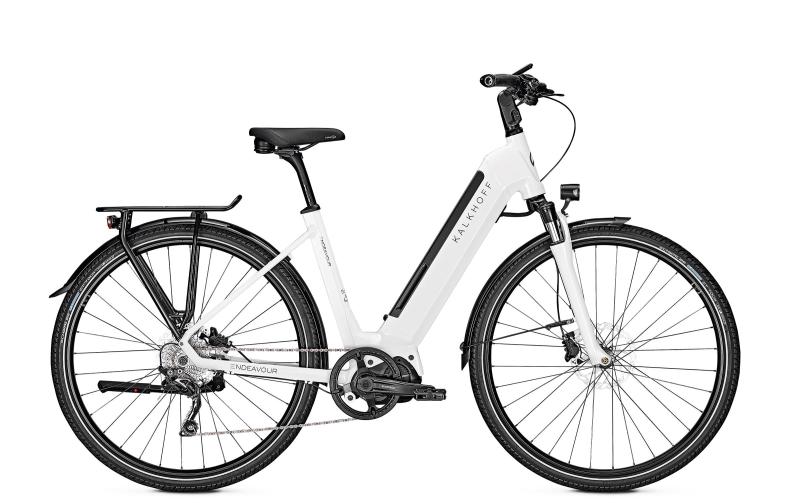 Kalkhoff ENDEAVOUR 5.S ADVANCE white glossy 2019 - 28 Wave 540 Wh -  