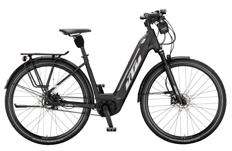 KTM MACINA CITY 5 ABS Black Matt ( Grey White )  2021 - 625Wh 28