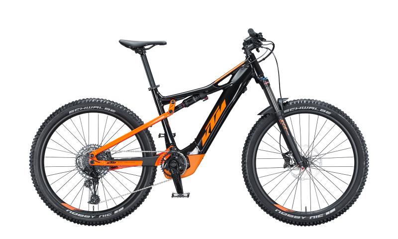 KTM MACINA LYCAN 272 Metallic Black ( Orange Black Matt )  2021 - 625Wh 27,5