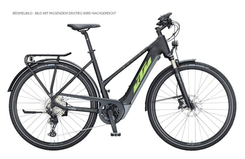 KTM MACINA SPORT 620 Black Matt ( Green Grey )  2021 - 625Wh 28