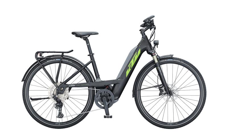 KTM MACINA SPORT 620 Black Matt ( Green Grey )  2021 - 625Wh 28