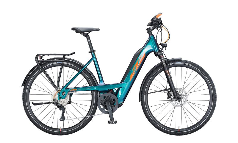 KTM MACINA SPORT 630 Green Purple Flip ( Orange Black )  2021 - 625Wh 28