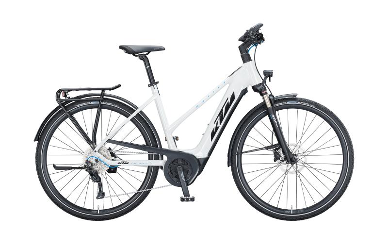 KTM MACINA SPORT P610 Metallic White ( Black Blue )  2021 - 625Wh 28