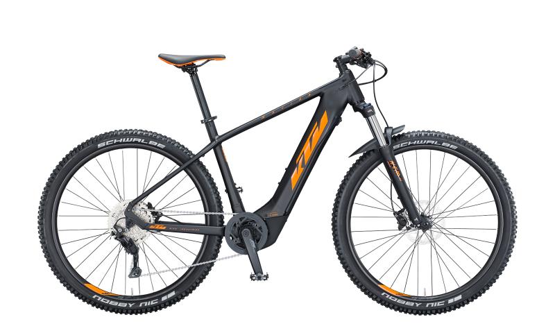 KTM MACINA TEAM 293 Black Matt ( Orange Black Glossy )  2021 - 625Wh 29