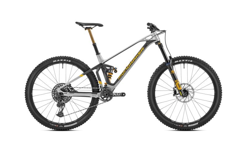 Mondraker SUPERFOXY CARBON RR Silber/Carbon/Gelb 2024 - 29