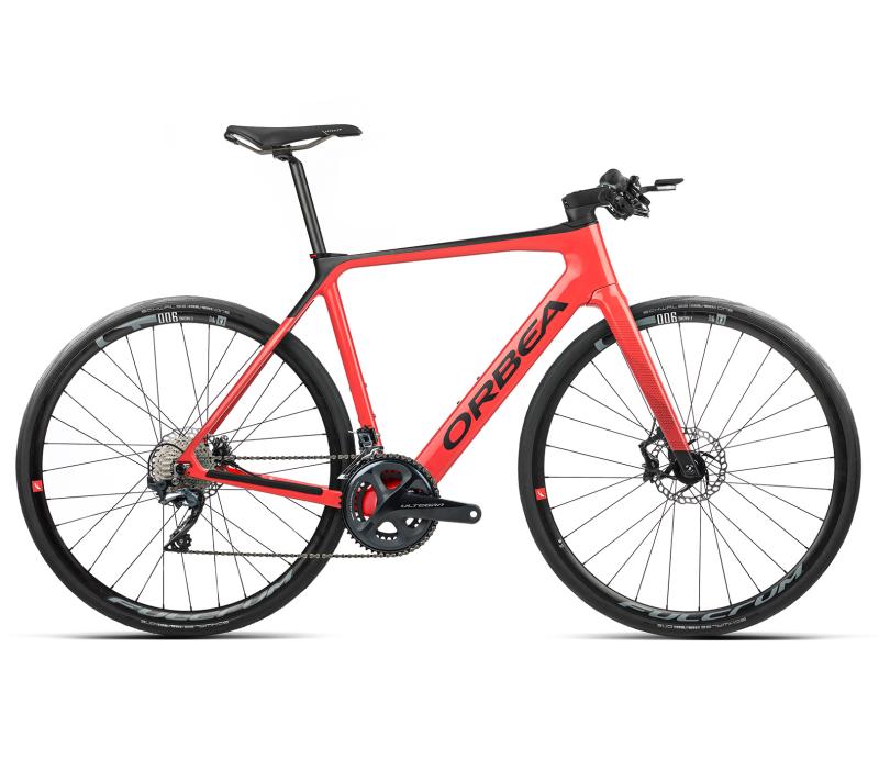 Orbea GAIN M20 FLAT BAR Coral (Gloss), Black (Matte) 2022 - 28