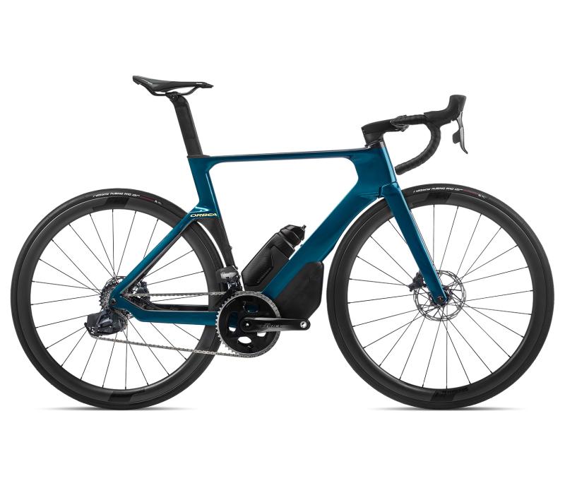 Orbea ORCA AERO M21eLTD Metallic Boreal Blue (Gloss), Raw Carbon (Matte) 2022 - 28