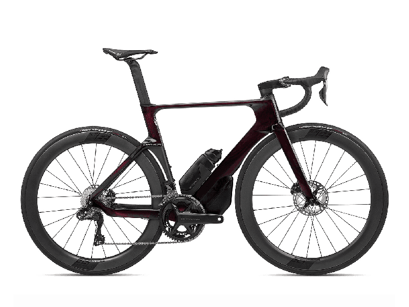 Orbea Orca Aero M31eLTD PWR Wine Red Carbon View (Gloss) - Carbon Raw (Matt) 2023 - 28
