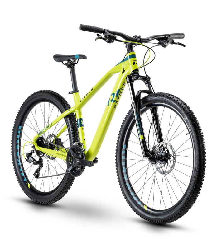 Raymon HardRay Nine 1.0 Dark Blue / Lime / Black Glossy 2020 - MTB-Hardtail 29 Unisex -  