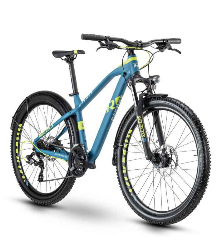 Raymon HardRay Nine 1.5 Street Dark Blue / lime / Light Grey Matt 2020 - MTB-Hardtail 29 Unisex -  