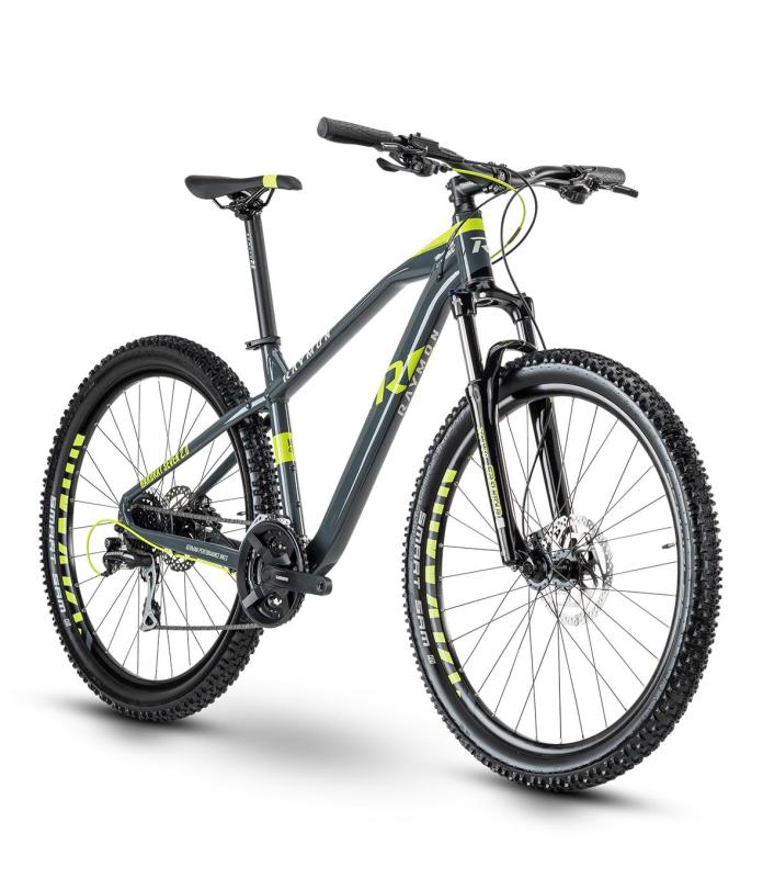 Raymon HardRay Nine 2.0 Dark Grey / lime / Light Grey Glossy 2020 - MTB-Hardtail 29 Unisex -  