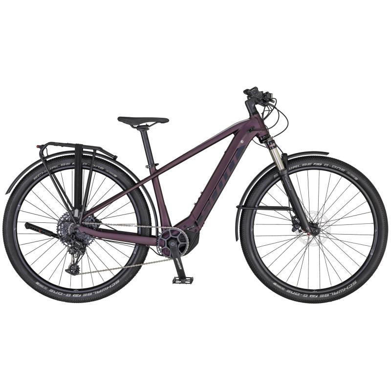 Scott Axis eRIDE 20 Lady cassis purple / black / silver 2020 - 625Wh 29 -  