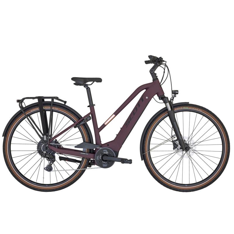 Scott Sub Active eRIDE Lady Aubergine Purple 2024 - 28