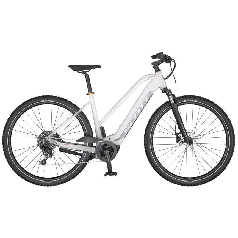 Scott Sub Cross eRIDE 10 Lady white / silver / apple gold 2020 - 625Wh 28 -  