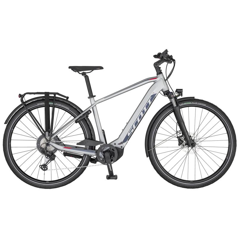 Scott Sub Sport eRIDE 10 Men pale grey / black / orange red 2020 - 625Wh 28 -  