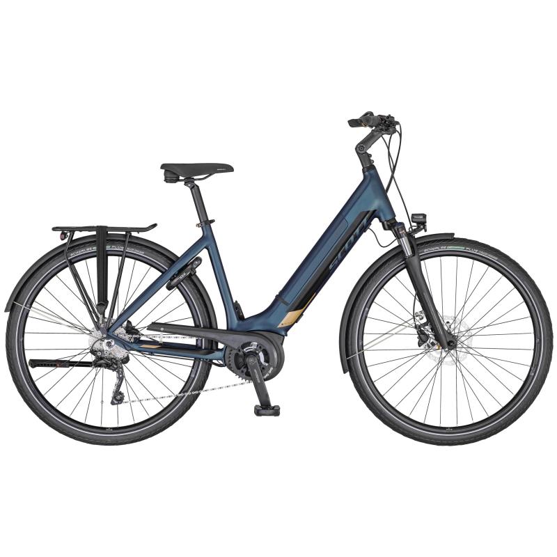 Scott Sub Tour eRIDE 10 USX abyss blue / black / apple gold 2020 - 500Wh 28 -  
