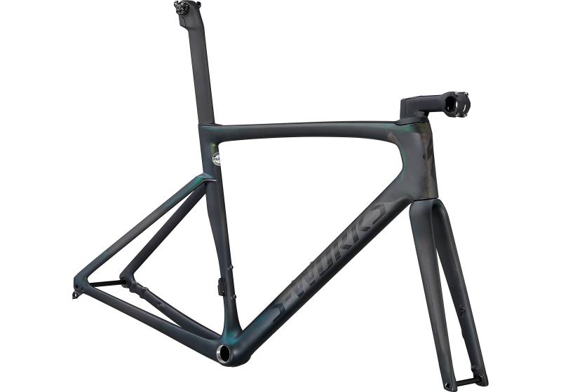 Specialized S-Works Tarmac SL7 Frameset Carbon/Chameleon Silver Green Color Run 2021 - Diamant -  