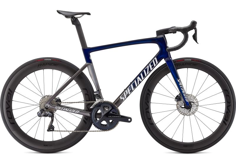 Specialized Tarmac SL7 Pro - Ultegra Di2 Blue Tint Fade/Smoke/Metallic White Silver 2021 - 28
