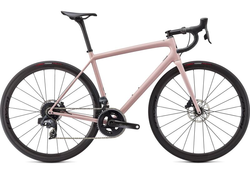 Specialized Aethos Pro - SRAM Force ETap AXS Gloss Blush/Satin Tarmac Black 2021 - 28