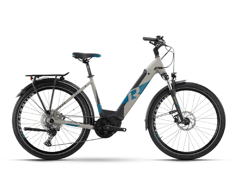 Raymon TourRay E 7.0 Grey / Black / Spaceblue Matt  2021 - 630Wh 27,5