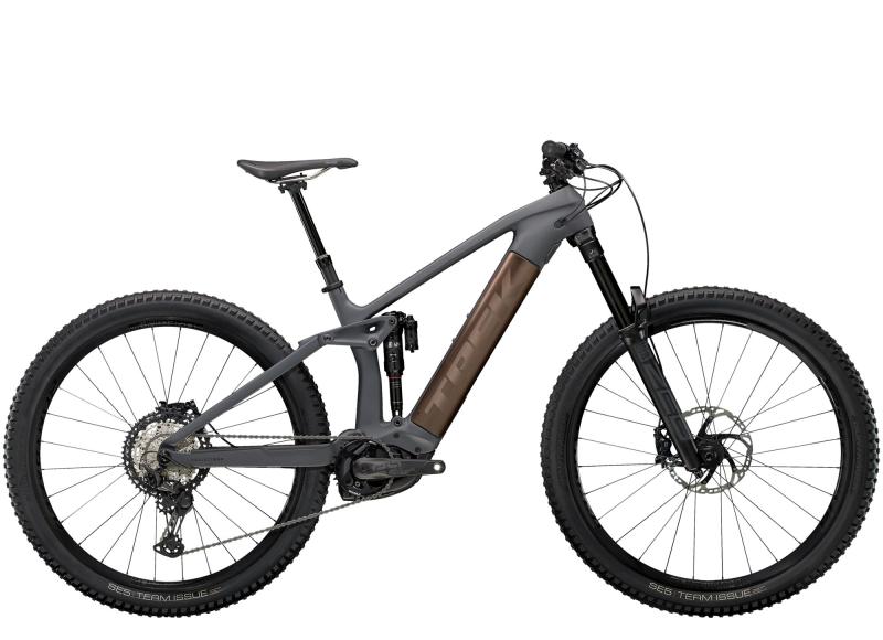 Trek Rail 9.8 XT Solid Charcoal to Root Beer Ano Decal 2022 