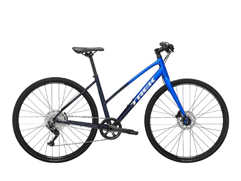 Trek FX 3 Disc Stagger Alpine Blue to Deep Dark Blue Fade 2023 - 28