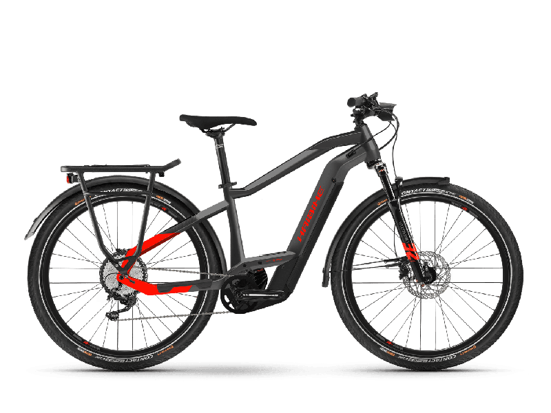 Haibike Trekking 9 anthracite / red 2022 - Herren-27,5